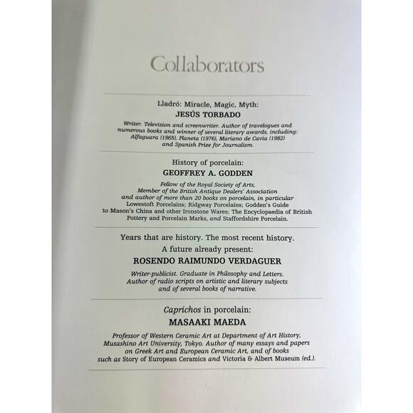 Lladró: The Magic World of Porcelain Hardcover 1989 Collector Reference Book - Picture 6 of 7